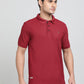 Maroon Solid REGULAR FIT Polo T-Shirt | Greenfibre