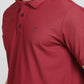 Maroon Solid REGULAR FIT Polo T-Shirt | Greenfibre