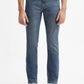 Dark Indigo Blue Washed Straight Fit Jeans | Greenfibre
