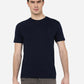 Buy Navy Blue Solid Slim Fit T-Shirt