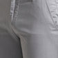 Grey Printed Super Slim Fit Casual Trouser | Greenfibre
