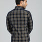 Yellow & Blue Checked Slim Fit Casual Shirt | JadeBlue