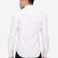 Bright White Solid Slim Fit Semi Casual Shirt | Greenfibre