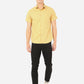 Mustard Yellow Printed Slim Fit Semi Casual Shirt | Greenfibre