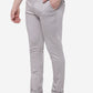 Grey Solid Super Slim Fit Casual Trouser | Greenfibre