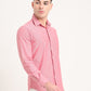 Red Solid Slim Fit Casual Shirt | Greenfibre