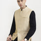 Fawn Solid  Waistcoat | Greenfibre