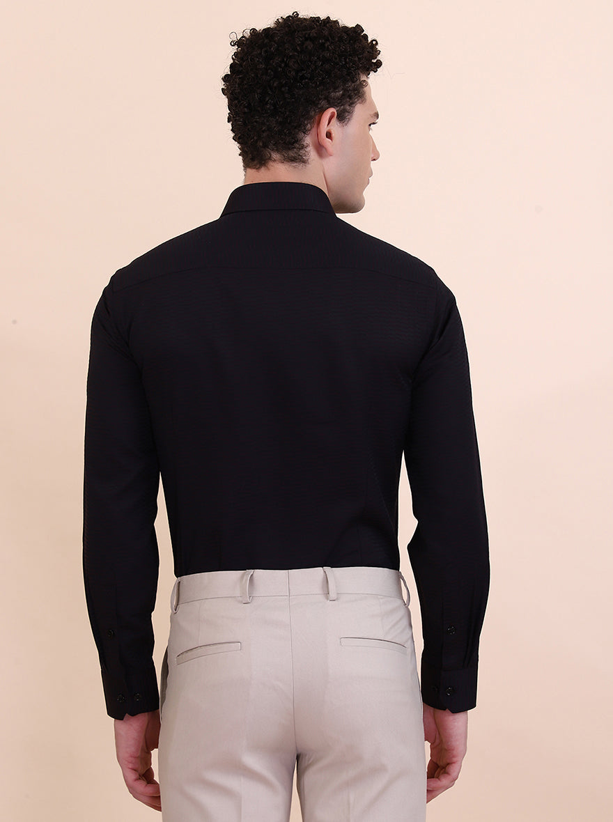 Maroon Solid Slim Fit Formal Shirt | Greenfibre