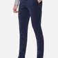 Dark Blue Solid Slim Fit Formal Trouser | JB Studio