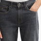 Charcoal Grey Solid Straight Fit Jeans | Greenfibre