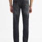 Charcoal Grey Solid Straight Fit Jeans | Greenfibre