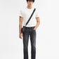 Charcoal Grey Solid Straight Fit Jeans | Greenfibre