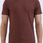 Friar Brown Printed Slim Fit T-Shirt | Greenfibre