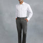 Dark Grey Solid Super Slim Fit Casual Trouser | Greenfibre