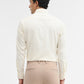 Cream Solid Slim Fit Formal Shirt | Greenfibre