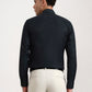 Green Solid Slim Fit Party Wear Shirt | Greenfibre