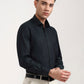 Green Solid Slim Fit Party Wear Shirt | Greenfibre