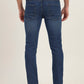 Mid Blue Washed Slim Fit Jeans | Greenfibre