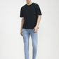 Light Blue Solid Urban Fit Jeans | Greenfibre