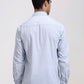 Blue Printed Smart Fit Semi Casual Shirt | Greenfibre