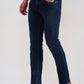 Deep Indigo Washed Slim Fit Jeans | Greenfibre