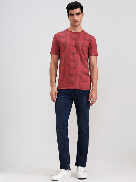 Deep Indigo Washed Slim Fit Jeans | Greenfibre