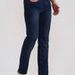 Deep Indigo Washed Slim Fit Jeans | Greenfibre