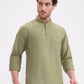 Green Solid Slim Fit Casual Shirt | Greenfibre