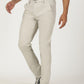 Light Grey Solid Slim Fit Casual Trouser | Greenfibre