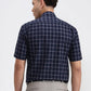 Blue Checked Regular Fit Formal Shirt | Greenfibre