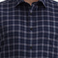 Blue Checked Regular Fit Formal Shirt | Greenfibre