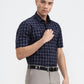 Blue Checked Regular Fit Formal Shirt | Greenfibre