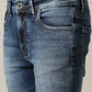 Mid Blue Washed Rider Fit Jeans | JadeBlue