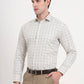 Yellow Checked Slim Fit Formal Shirt | Greenfibre