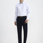 White & Blue Checked Regular Fit Formal Shirt | Greenfibre