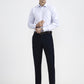 White & Blue Checked Regular Fit Formal Shirt | Greenfibre