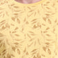 Buff Yellow Printed Slim Fit T-Shirt | Greenfibre
