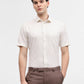 Beige Mint Checked Regular Fit Formal Shirt | Greenfibre