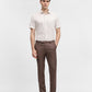 Beige Mint Checked Regular Fit Formal Shirt | Greenfibre