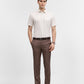 Beige Mint Checked Regular Fit Formal Shirt | Greenfibre