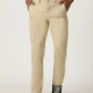 Beige Solid Slim Fit Casual Trouser | Greenfibre