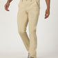 Beige Solid Slim Fit Casual Trouser | Greenfibre