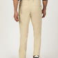 Beige Solid Slim Fit Casual Trouser | Greenfibre