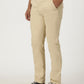 Beige Solid Slim Fit Casual Trouser | Greenfibre