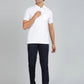 White Solid Regular Fit Polo T-Shirt | Greenfibre