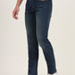 Dark Blue Washed Slim Fit Jeans | Greenfibre