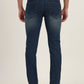 Dark Blue Washed Narrow Fit Jeans | Greenfibre