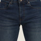 Dark Blue Washed Slim Fit Jeans | Greenfibre