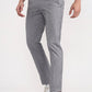Dark Grey Solid Super Slim Fit Casual Trouser | Greenfibre