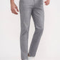 Dark Grey Solid Super Slim Fit Casual Trouser | Greenfibre